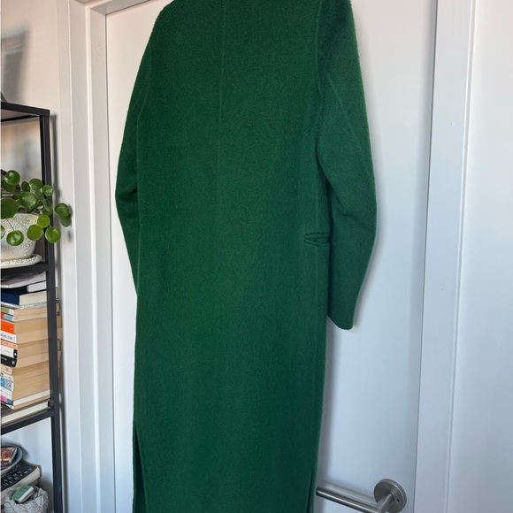 Sandro Green Wool Coat - Picture 3 of 9